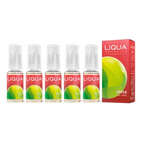 E-liquide Liqua Pomme Pack de 5 - LIQUA